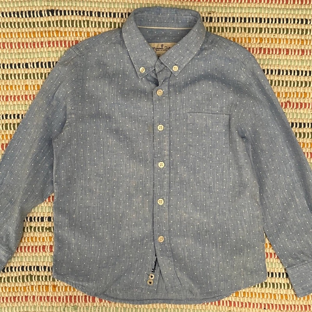Massimo Dutti Boy Toddler Buttondown Shirt - Size 4A